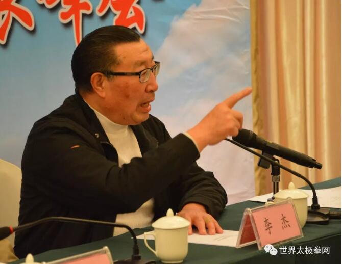李杰在峰会讲话