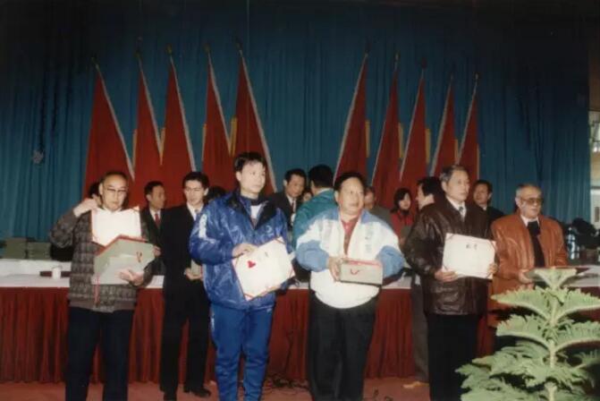 1995年,陈思坦获武林百杰之“十大武星”称号