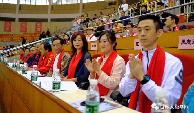 参加活动的武术名家、嘉宾