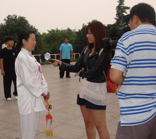 采访太极双剑女皇陈桂珍