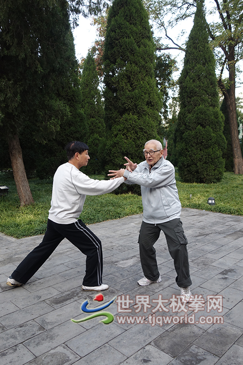 杨德厚先生演示太极拳技击