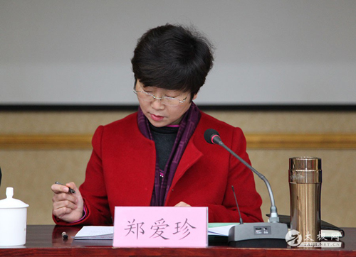 温县县委常委统战部长郑爱珍