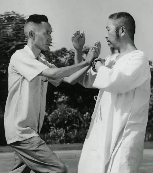 郑曼青练拳