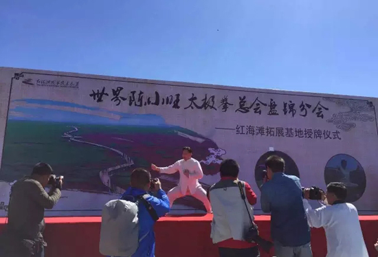 陈小旺先生表演太极拳