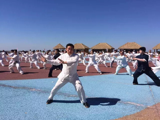陈小旺先生领练太极拳