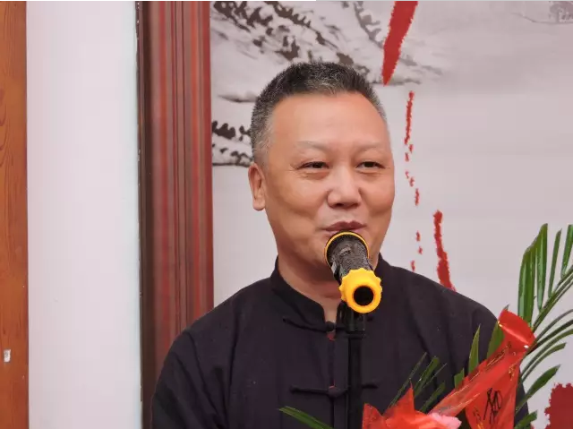 武术文化学者余功保讲话