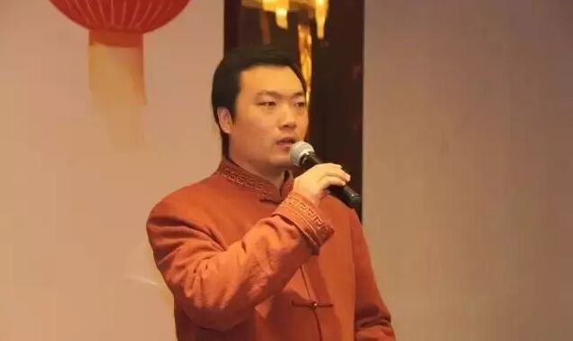 太极名家陈飞鸿在庆典仪式上致辞
