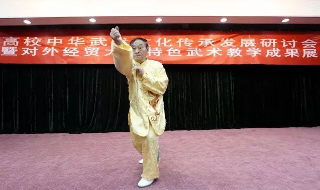 (首任国际太极圆功禅拳联盟会会长、仁祥大师亲传弟子,尹库先生表演太极圆功禅拳)