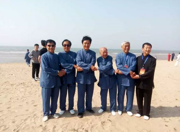 太极名家海边演武