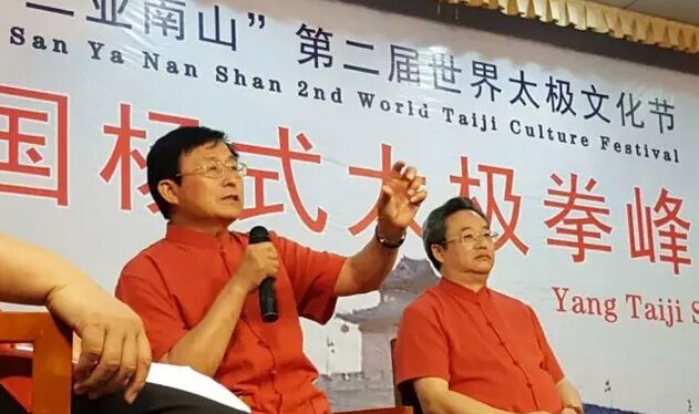 杨式太极拳对话 崔仲三先生发言