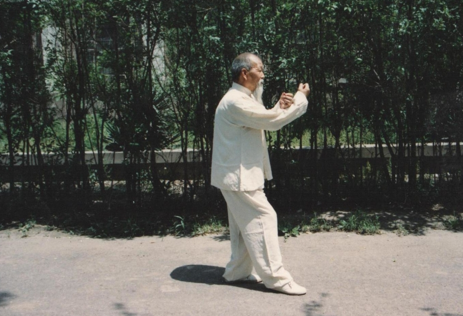 姚继祖先生练拳