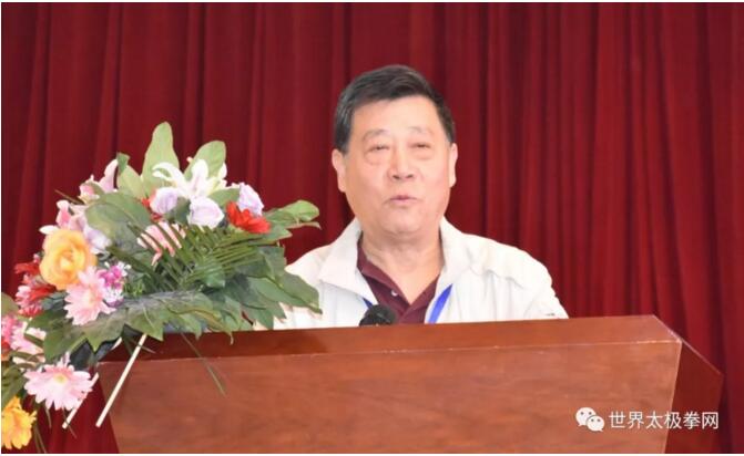 天津市武术协会常务副主席刘宝玉讲话