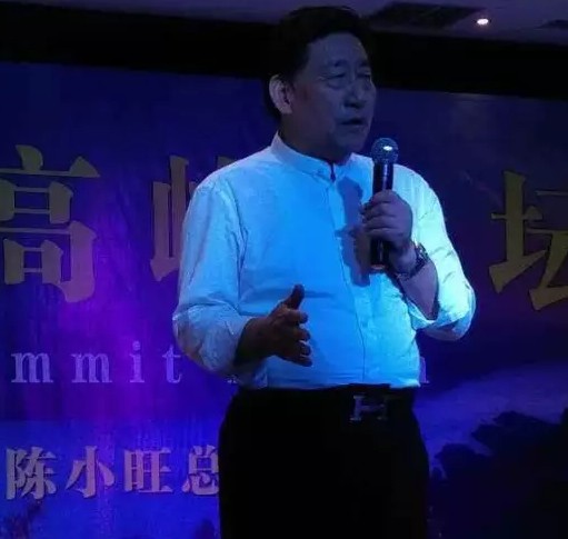 陈小旺在论坛上演讲